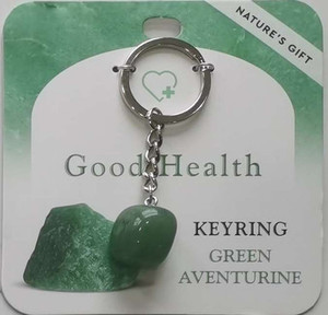 Keyring Green Aventurine- Good Health