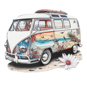 Products: Beach Combi metal sign