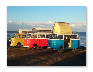 Products: Combi campers - tin sign (30x40cm)