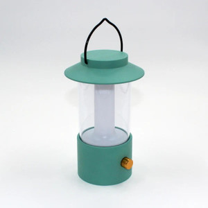 Products: Teal green lantern with LED bulb and dimmer switch (19cm tall)