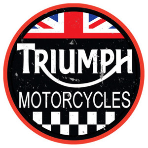 Triumph Motorcycle Metal Sign