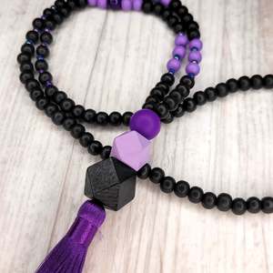 Beaded: **New** Tassel necklace - Lake Tekapo