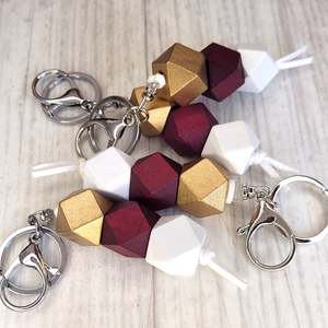 Products: Geo Keyring - Ginger Snap