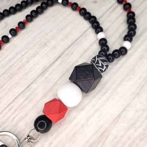 Lanyard - Kia Kaha - (fully beaded)
