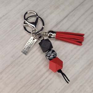 Tassel Keyring - Kia Kaha - Strong is beautiful