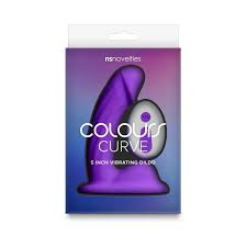 Colours Curve 5" vibrating dildo