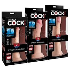 Dongs: King Cock Plus 8"3D Triple Density