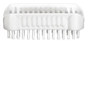 Brushes: Nail Brush Double Sided White