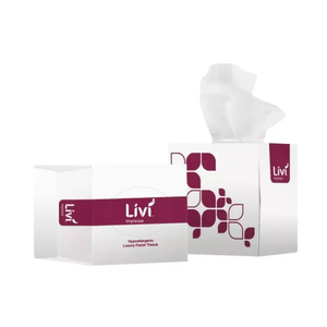 Eco friendly: Livi Impressa Luxury Facial Tissue Cube 3 Ply (24 cubes/ctn) 3301
