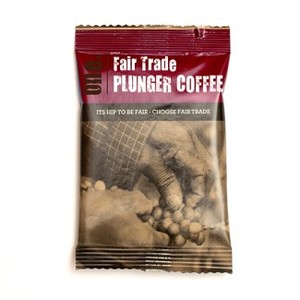 Products: One Fairtrade Plunger Coffee (75 sachets/ctn)