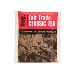 Products: One Fairtrade Organic Tea (500 sachets/ctn)