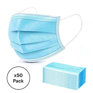 Advance 3-ply Disposable Face Mask with Elastic Earloop 50 pcs/Pack (MOQ 5 Packs)