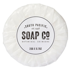 Guest Amenities: South Pacific Soap Company Pleatwrapped Soap 20g (375 soap/ctn)