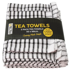 Products: Tea Towel (5) + (2) Dish