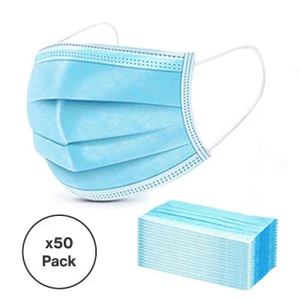 Advance 3-ply Disposable Face Mask with Elastic Earloop 50 pcs/Pack (MOQ 5 Packs)