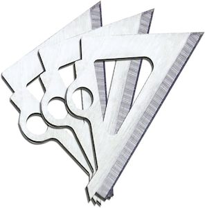 Broadhead Accessories: Muzzy Trocar 100gr Broadheads Replacement Blades