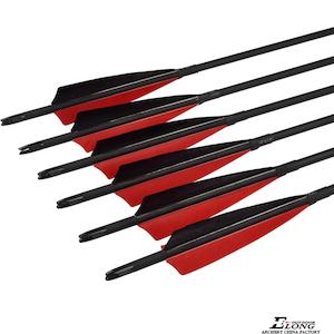 Arrrows: Eden Fibreglass Arrow w/4" Feathers 30"