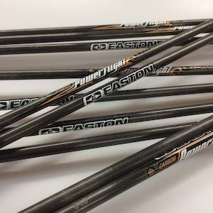 Arrrows: Easton Powerflight Arrows- Pre-made w/4" feathers