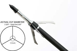 Grim Reaper: Grim Reaper Razortip Extra 1 3/4" 125gr, 3pk