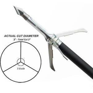 Grim Reaper: Grim Reaper Whitetail Special RazorCut - 100gr, 3pk