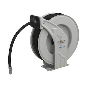 Hose Reels: LUBE PRO Oil Hose Reel, 1/2" x 15m - fixed mount