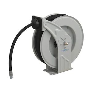 Hose Reels Grease Dispensing Reels: LUBE PRO Grease Hose Reel, 1/4" x 15m