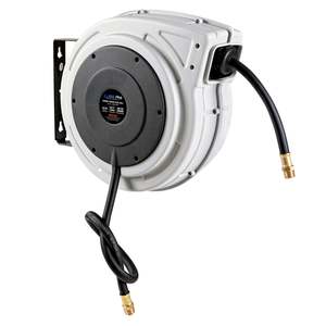 Lube Pro Plastic Air / Water Hose Reel, 3/8" x 20m polymer hose
