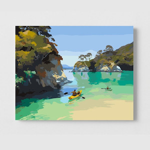 Abel Tasman Kayaks NZ Paint by Numbers Adventure Collections
