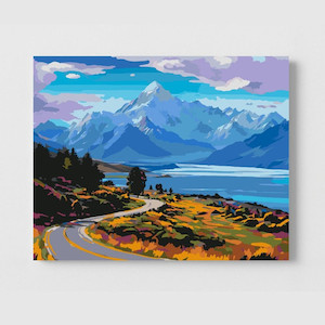Mount Cook NZ Paint by Numbers Adventure Collections