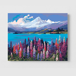 Lake Tekapo Lupins Adventure Collections