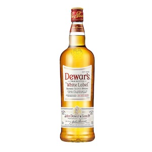 Products: Dewar's White Label Whiskey 1L Queenstown Airport Aelia Duty Free Shopping
