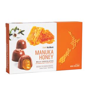 Products: Parrs Purelicious Chocolates Soft Centered Manuka Honey 15 Pieces Queenstown Airport Aelia Duty Free Shopping
