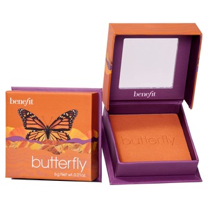 Products: Benefit Butterfly Golden Orange Blush Queenstown Airport Aelia Duty Free Shopping