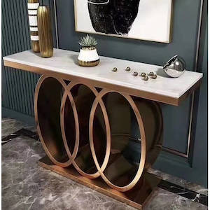 Marble Console Table Hallway Table / demo