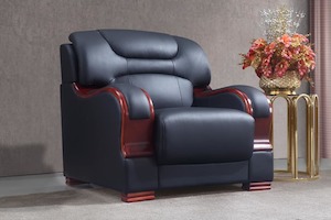 Sofa: Nusa Single Seater PU Leather Sofa