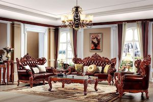 Carolina 3 PieceS Leather Sofa Set - Preorder Available