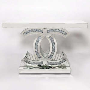 MUST GO! Mirror Surface Console Table Hallway Table (JS57)