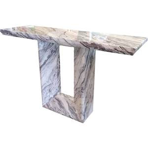 Floor Special! Kubu Marble Console Table Hallway Table