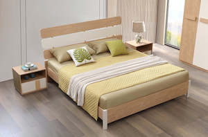 Clifton Queen Bed Frame / with 2 Bedside Tables Combo / with Mattress Combo