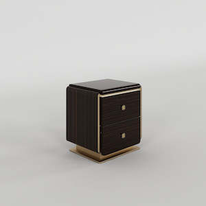 Modern Design Bedside table - Ebony