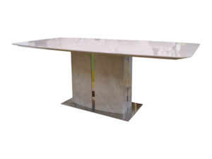 Dining Table: Floor Clearance! Vienna Luxe Marble Dining Table