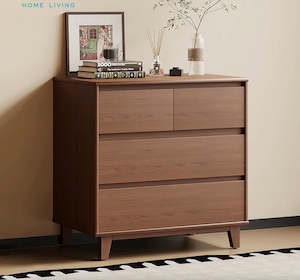 Bed Room: Arezzo 2 over 2 Lowboy, Claro Walnut