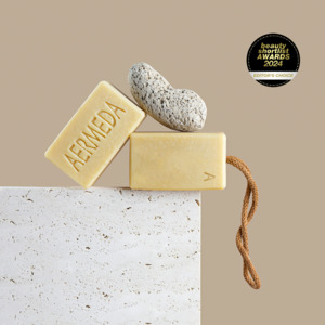Goats milk egg yolk and glacial clay soap on a rope or bar - Aermeda