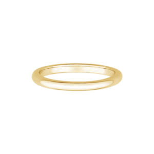 Womens Plain Wedding Bands: Mini Classic Wedding Ring