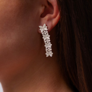All Jewellery: Marquise Flower Earrings