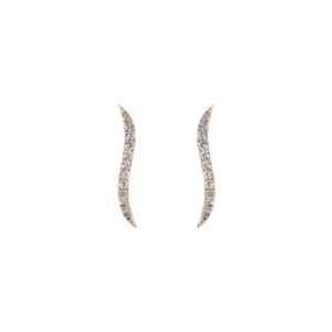 Ripple Diamond Earrings