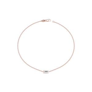 Baguette Diamond Bezel Bracelet (Total 0.15ct)