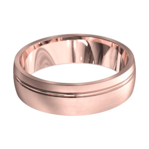 7.00MM Off-Centred Single Groove Ring