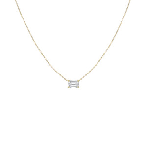 Gifts Under 1500: Emerald Fine Diamond Solitaire Pendant (Total 0.25ct)