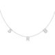 Trio Diamond Initial Pendant